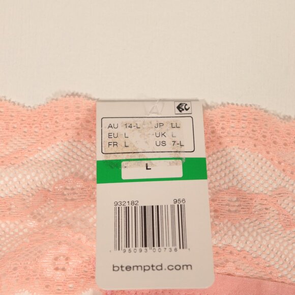 NWT B.tempt’d Light Pink Bikini Panties Size L - Picture 6 of 9